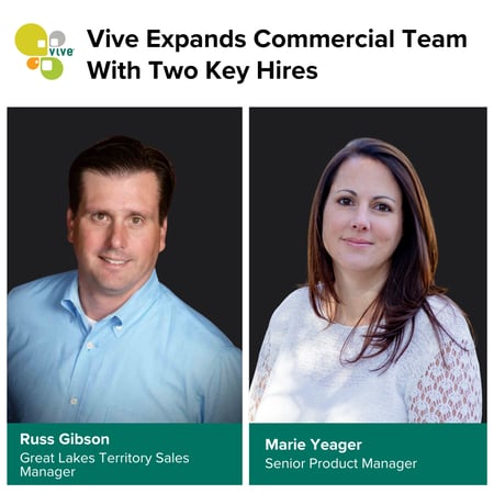 Vive Expends Commercial Team With Two Key Hires