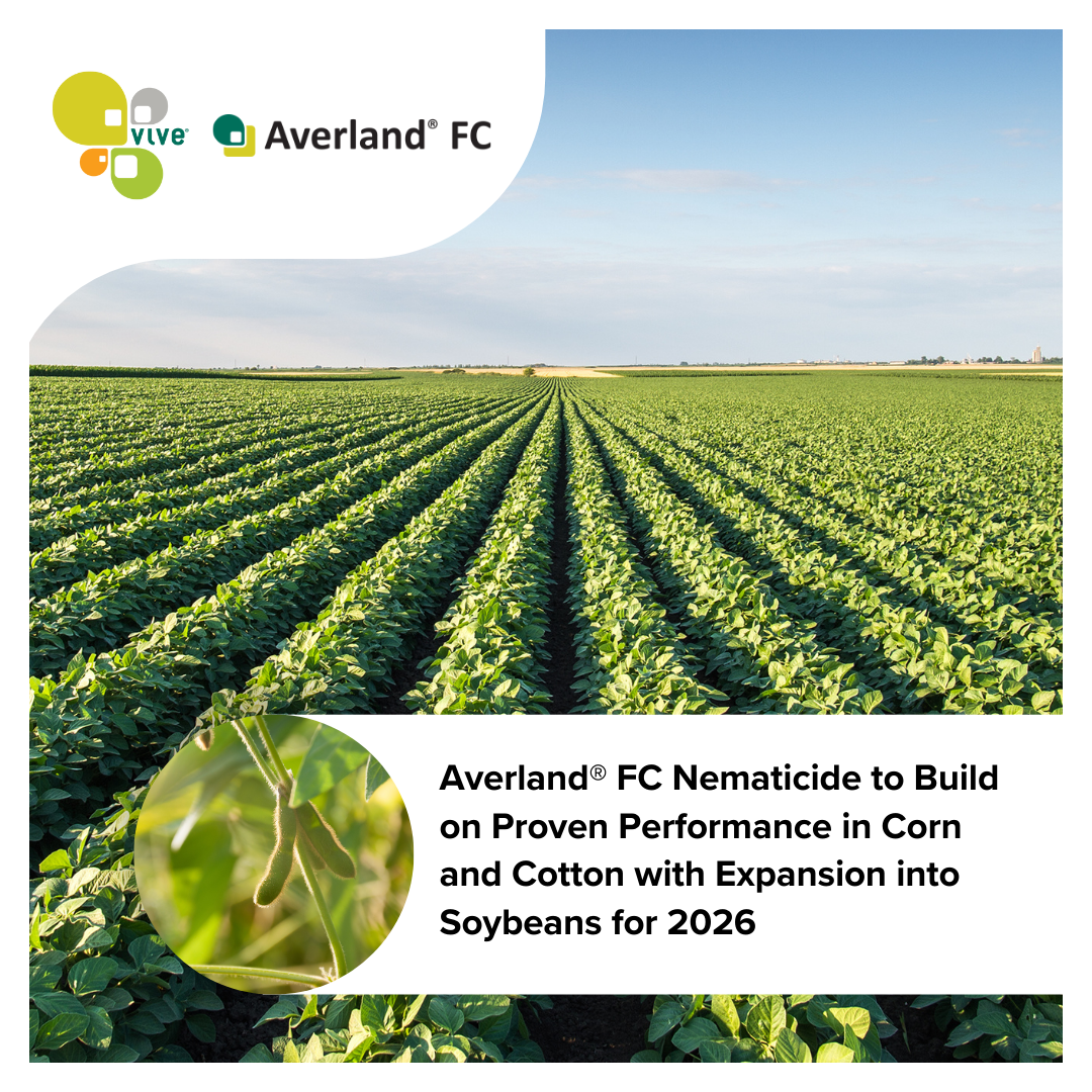 Averland® FC Nematicide to Build on Proven Performance in Corn and Cotton with Expansion into Soybeans for 2026