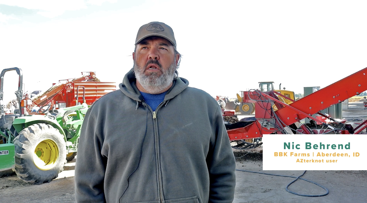 Potato Grower Uses AZterknot In-Furrow